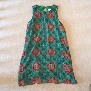 Pattern tank chiffon dress from Francesca’s